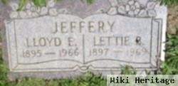 Lloyd E Jeffery