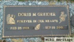 Doris M Gibson Greider