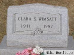 Clara S. Wimsatt