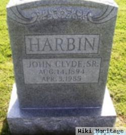 John Clyde Harbin, Sr