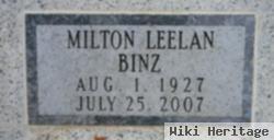 Milton Leelan Binz