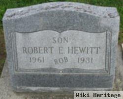 Robert E "rob" Hewitt