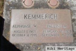 Alphonse W Kemmerich