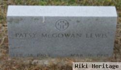 Patsy Mcgowan Lewis