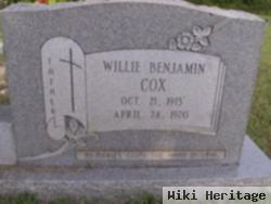Willie Benjamin Cox