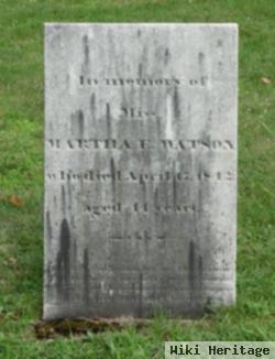 Martha E. Watson