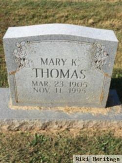 Mary K Thomas