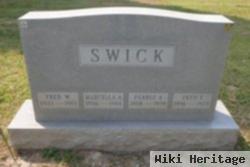 Frederick W Swick