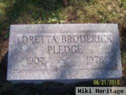 Loretta Broderick Pledge