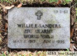 Willie E Sanders