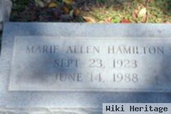 Marie Allen Hamilton