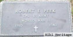 Robert E Peek