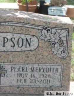 Pearl Merydith Thompson