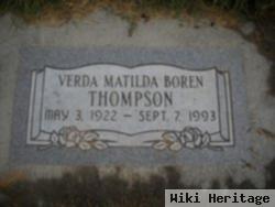 Verda Matilda Boren Thompson