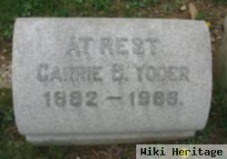 Carrie B. Yoder