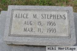 Alice M. Stephens
