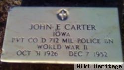 Pvt John E Carter