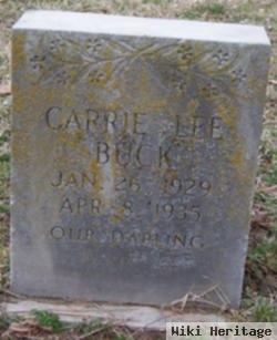 Carrie Lee Buck