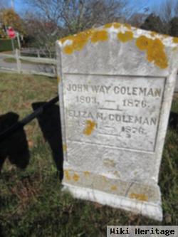 John Way Coleman