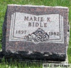 Marie K Bidle