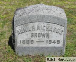 Anna H Richards Brown