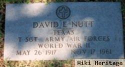 David E Nutt