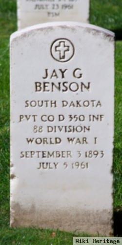 Jay G Benson