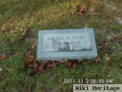 Bertha Hall Hicks