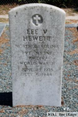 Pvt Lee V Hewett