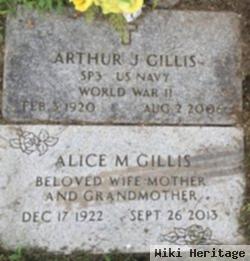 Arthur J Gillis