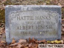 Harriet A. "hattie" Hanks Hinish