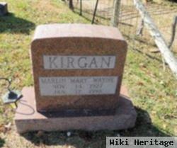 Marlin Wayne "mary" Kirgan