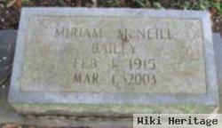 Miriam Mcneill Bailey