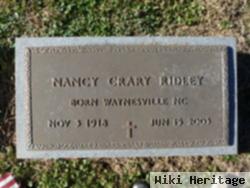 Nancy Honaker Crary Ridley