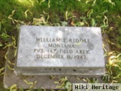 William E Riddle