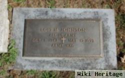 Pfc Louis M Johnson