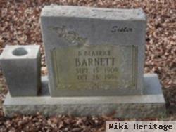 B Beatrice Barnett