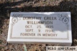 Dorothy Creek Williamson