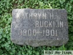 Kathryn H Bucklin