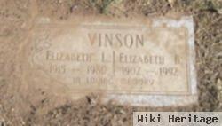 Elizabeth B Vinson