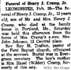 Henry J. Cramp, Jr