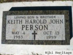 Keith Harold John Person