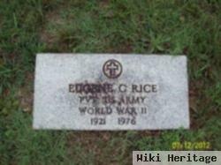 Eugene C. Rice