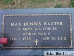 Max Dennis Raxter