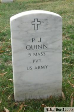 Pfc P. J. Quinn