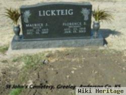 Maurice J "dutch" Lickteig