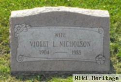 Violet L Nicholson