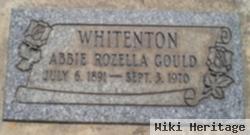 Abbie Rozella Gould Whitenton