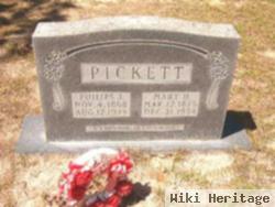 Mary D Pickett