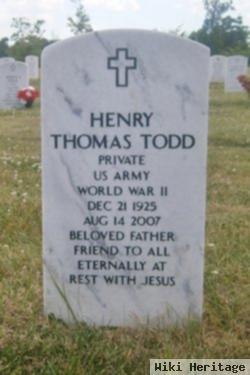 Pvt Henry Thomas Todd